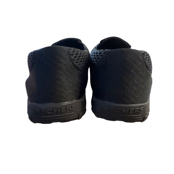 Skechers Reggae Fest Willow Black Relaxed Fit Mesh Slip-On Shoes Size 7.5 Box - Picture 6 of 9